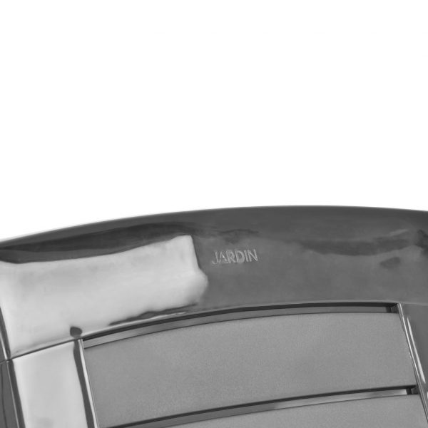 Plastová záhradná stolička - HECHT JARDIN GRAPHITE CHAIR - Image 3