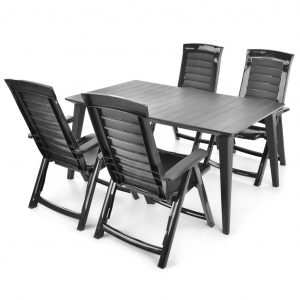 Set záhradného nábytku - HECHT JARDIN GRAPHITE 4