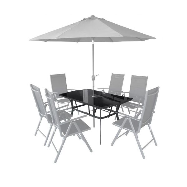Kovový záhradný stôl - HECHT SHADOW TABLE