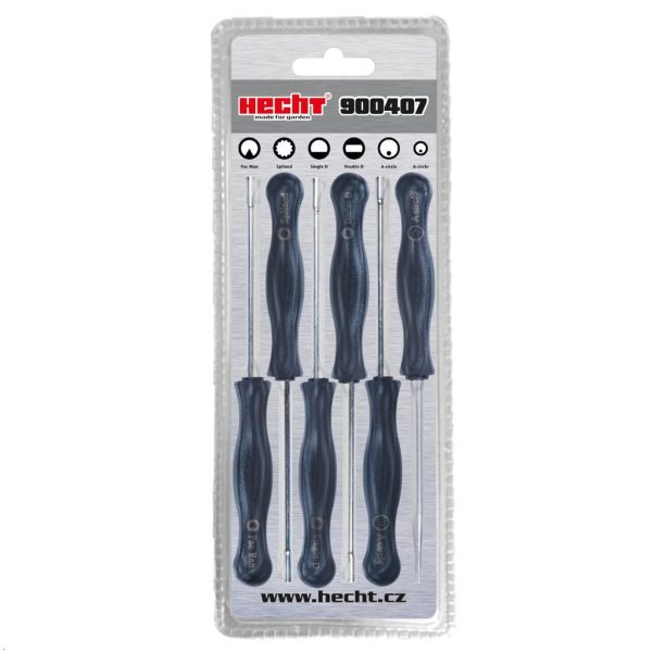 Set skrutkovačov na nastavenie karburátorov - HECHT 900407