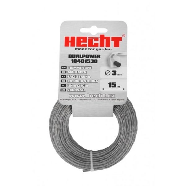 Struna štvorcová 3,0 mm x 15 m - HECHT 10401530