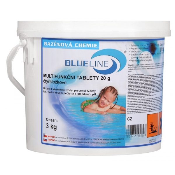 Štvorzložkové multifunkčné tablety 20 g - 508603 - 3 kg