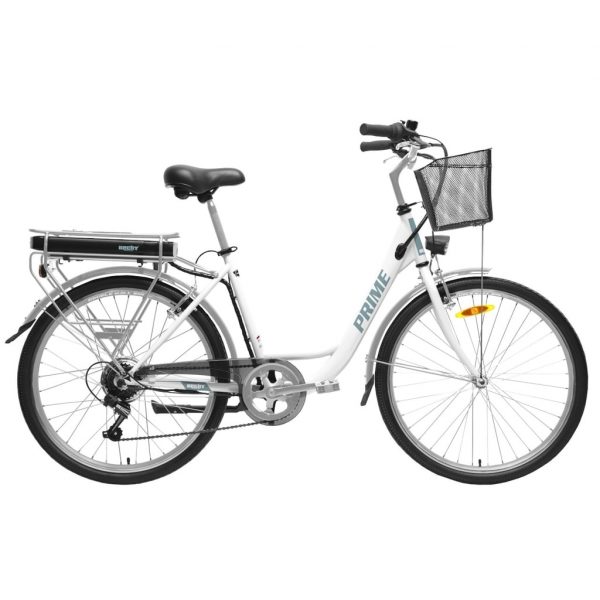 Elektrobicykel - HECHT PRIME WHITE