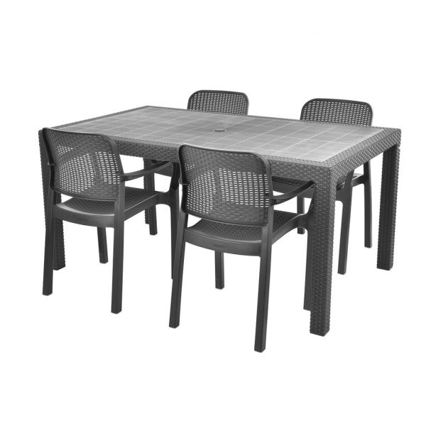 Set záhradného nábytku - HECHT SAMANA SET GRAPHITE 4
