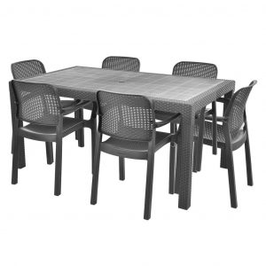 Set záhradného nábytku - HECHT SAMANA SET GRAPHITE 6