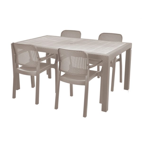 Set záhradného nábytku - HECHT SAMANA SET BEIGE 4