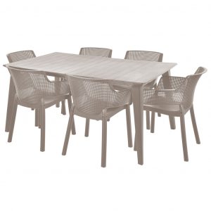 Set záhradného nábytku - HECHT ELISA SET BEIGE 6