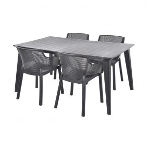 Set záhradného nábytku - HECHT ELISA SET GRAPHITE 4