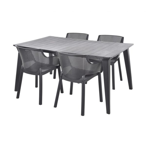 Set záhradného nábytku - HECHT ELISA SET GRAPHITE 4
