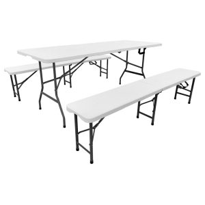 Set záhradného nábytku - HECHT FOLDIS WHITE SET