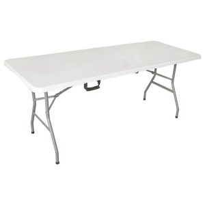Skladací kempingový stôl - HECHT FOLDIS WHITE TABLE