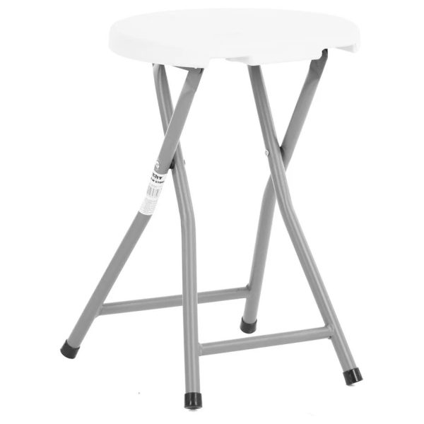 Skladacia stolička - HECHT FOLDIS WHITE STOOL - Image 3