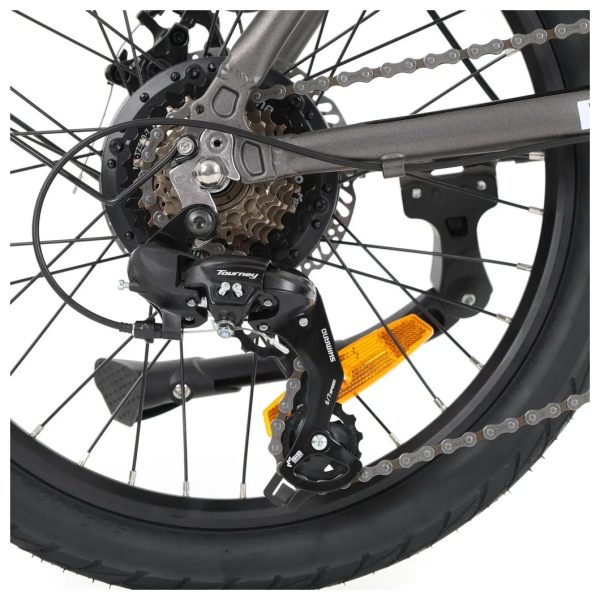 Elektrobicykel - HECHT COMPOS GREY - Image 4