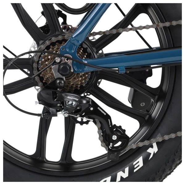 Elektrobicykel - HECHT COMPOS XL BLUE - Image 4