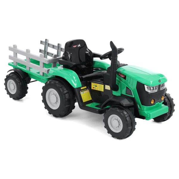 Detský akumulátorový traktor - HECHT 50825 GREEN - Image 2