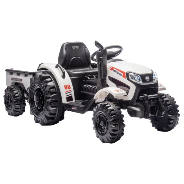Detský akumulátorový traktor - HECHT 50435 WHITE