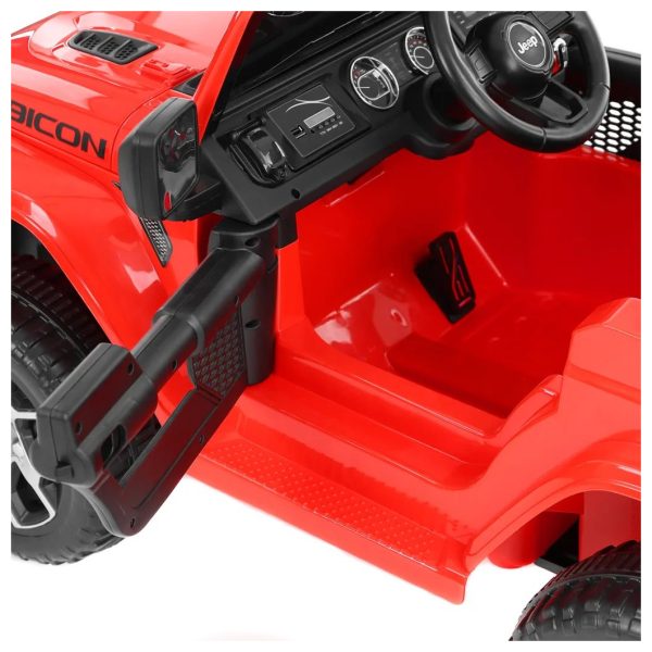 Akumulátorové autíčko - Jeep Wrangler Rubicon Red - Image 9