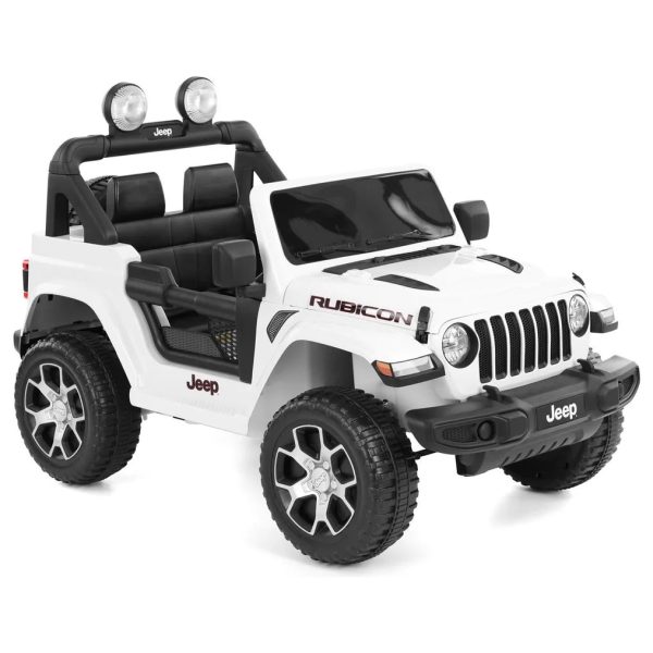 Akumulátorové autíčko - Jeep Wrangler Rubicon White - Image 2