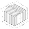 Záhradný domček - HECHT 6x8 PLUS - Image 4