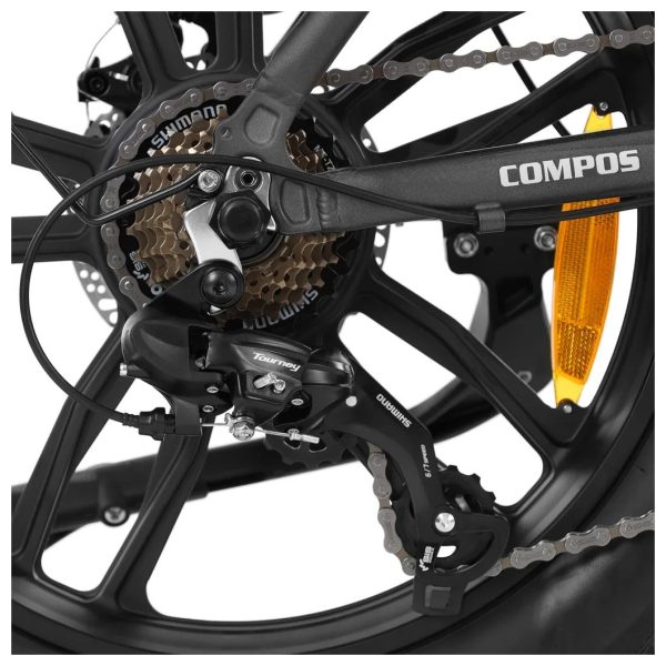 Elektrobicykel - HECHT COMPOS XL GREY - Image 14