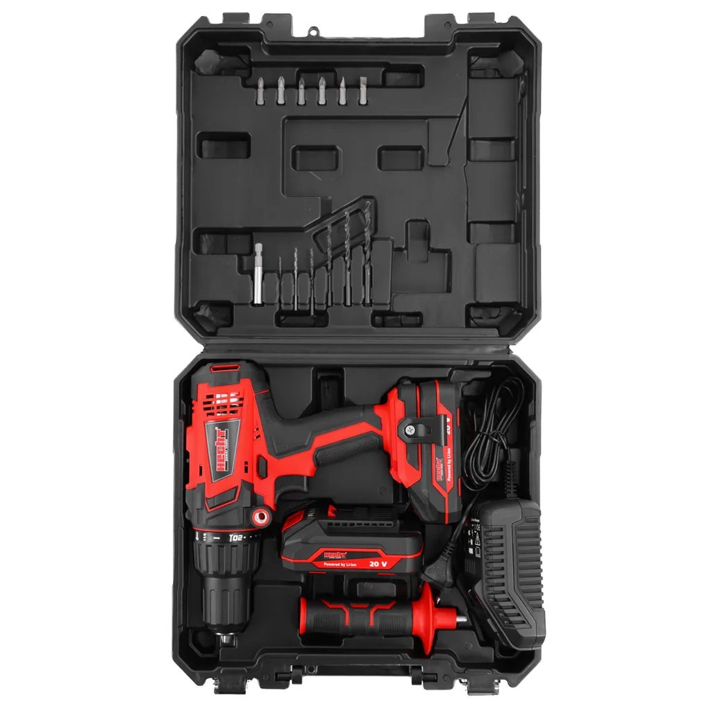 Akumulátorový skrutkovač/príklepová vŕtačka - HECHT 1278 – Obrázok 26