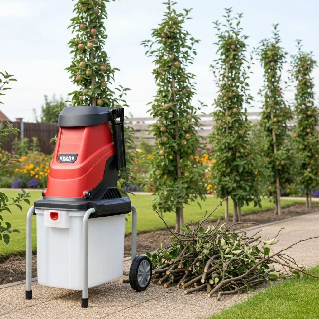 Elektrický drvič vetiev - HECHT 630 BOX – Obrázok 2