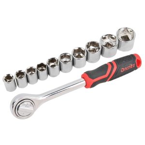Sada račňa 3/8" + 10 orechov - 734111